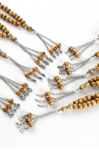 Wooden Hajj Umrah Gift Prayer Beads 99 Lu 6 Mm 10 Pieces 4897654302853 4897654302853