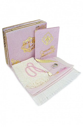 Yasin Gift Set With Velvet Covered Storage Prayer Mat Special For Mother`s Day And Birthdays 4897654302868 4897654302868
