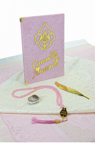 Yasin Gift Set With Velvet Covered Storage Prayer Mat Special For Mother`s Day And Birthdays 4897654302868 4897654302868