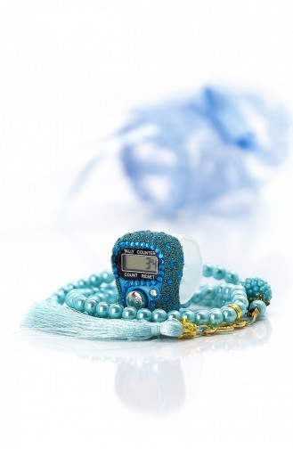 Mevlüt Gift Set With Chanting Machine And Pearl Rosary In Special Box Blue 4897654302899 4897654302899