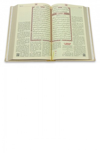 Felemenkçe Mealli Orta Boy Kuranı Kerim Gold Hollandaca Quran Kerim En Nederlandse Vertaling 4897654305111