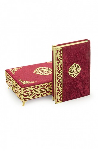 Sema Series – Ensemble De Coran Recouvert De Velours Coffret Cadeau Rouge Bordeaux 4897654305176 4897654305176