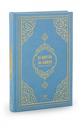 Quran With German Translation Medium Size Blue 4897654305183 4897654305183