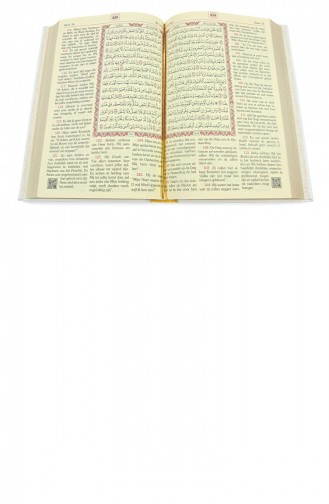 Felemenkçe Mealli Orta Boy Kuranı Kerim Beyaz Hollandaca Quran Kerim En Nederlandse Vertaling 4897654305198