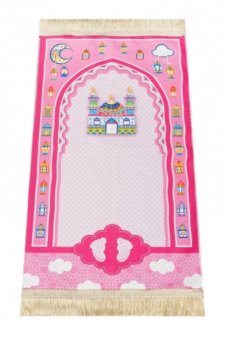Koran- Und Gebetsteppich-Set Für Kinder Rosa 4897654305339 4897654305339