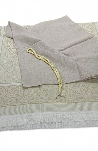 طقم سجادة صلاة مع الحجاب مناسبة للحزم والمولد كريم مع مسبحة 4897654305343 4897654305343