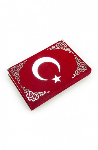 Crescent And Star Türkiye Special Design Quran Set With Velvet Storage 4897654305344 4897654305344