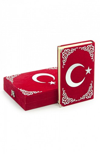 Crescent And Star Türkiye Koranset Met Speciaal Ontwerp En Fluwelen Hoes 4897654305355 4897654305355