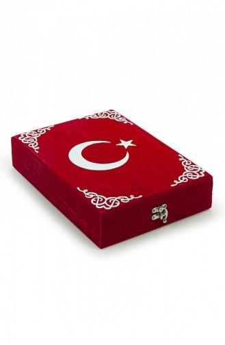 Crescent And Star Türkiye Koranset Met Speciaal Ontwerp En Fluwelen Hoes 4897654305355 4897654305355