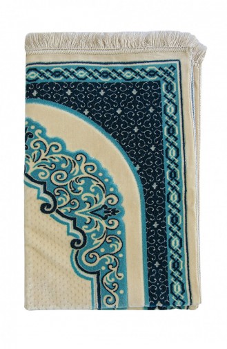 Mihrab Patterned Velvet Woven Prayer Rug Oil 4897654305399 4897654305399