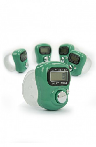 5 Pieces Digital Chanting Counter Rosary Green 4897654305595 4897654305595