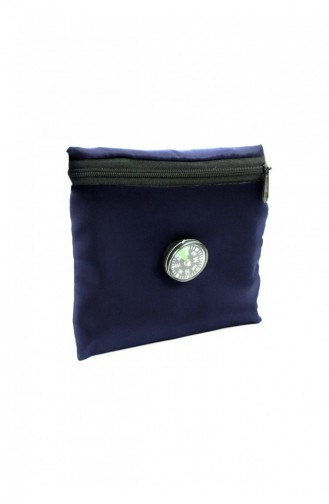 Pocket Prayer Rug With Compass Navy Blue 4897654305857 4897654305857