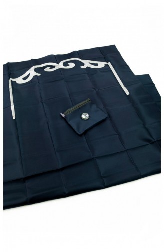 Pocket Prayer Rug With Compass Navy Blue 4897654305857 4897654305857