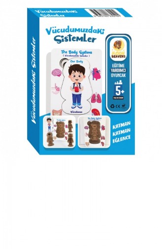 Systems In Our Body Puzzle English And Turkish Boy Puzzle Education Aid Toy For Ages 5 And Above 4897654305983 4897654305983