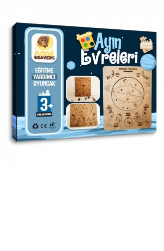 Phasen Des Mondes Puzzle Englisch Und Türkisch Lernspielzeug Lernhilfsspielzeug Für Kinder Ab 3 Jahren 4897654305985 4897654305985