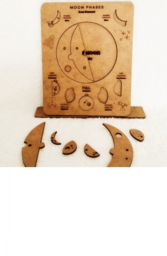 Phasen Des Mondes Puzzle Englisch Und Türkisch Lernspielzeug Lernhilfsspielzeug Für Kinder Ab 3 Jahren 4897654305985 4897654305985