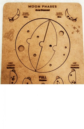 Phasen Des Mondes Puzzle Englisch Und Türkisch Lernspielzeug Lernhilfsspielzeug Für Kinder Ab 3 Jahren 4897654305985 4897654305985