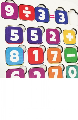 Rechner-Puzzle Vier-Operationen-Puzzle Holz-Lernspielzeug Lernhilfsspielzeug Für Kinder Ab 4 Jahren 4897654305987 4897654305987
