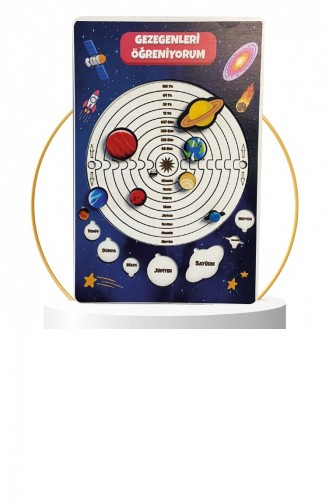 Leren Houten Planetenpuzzel Planeet Jigsaw Educatief Speelgoed Educatief Speelgoed Voor Kinderen Vanaf 4 Jaar 4897654305989 4897654305989