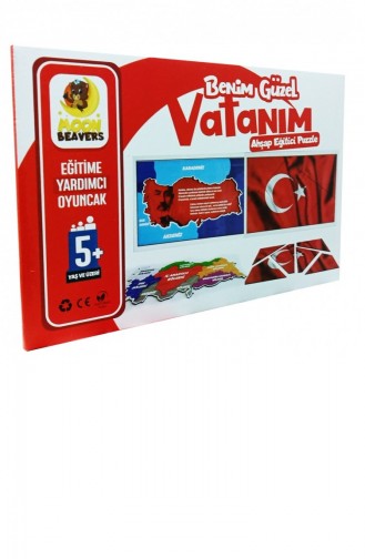 Ahşap Benim Güzel Vatanım Puzzle Türkiye Yapboz Eğitici Oyuncak 5 Yaş Ve Üzeri Eğitime Yardımcı Oyuncak 4897654305992