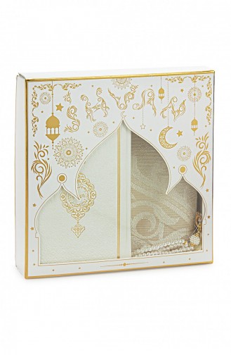 Koran-Geschenk-Gebetsteppich-Set Aus Thermo-Leder Geeignet Für Das Weiße Mitgift-Brautpaket 4897654306000 4897654306000