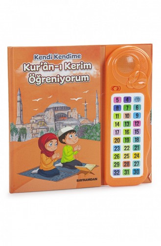 Voice Elif Ba Quran Teaching Device Set With Book Orange 4897654306197 4897654306197