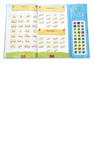 Audio Elif Ba Quran Teaching Device Set With Book Blue 4897654306222 4897654306222