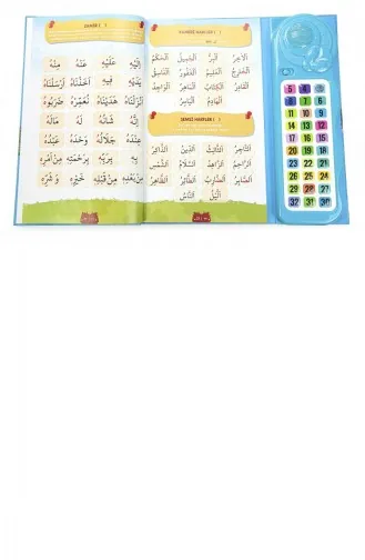 Audio Elif Ba Quran Teaching Device Set With Book Blue 4897654306222 4897654306222