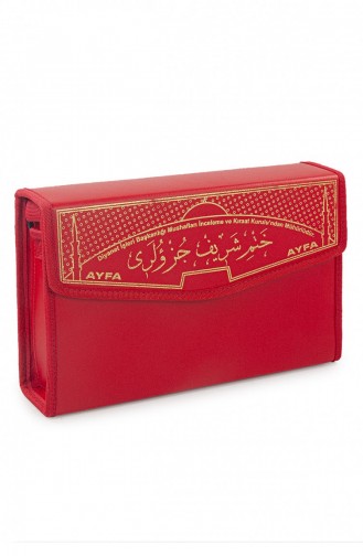 30 Juz Marshmallow Sharif Medium Size Quran With Special Carrying Bag Red 4897654306363 4897654306363