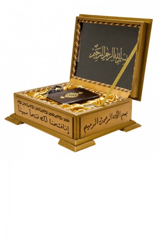 صندوق خشبي للقرآن الكريم هدية أنيقة كمبيوتر عربي بسيط بحجم الجيب Hayrat Neşriyat 8698758190528 8698758190528