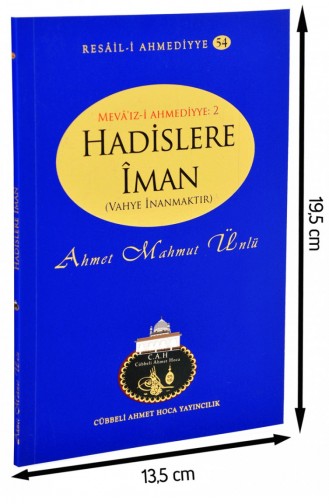 Cübbeli Ahmed Hoca Boek Van Geloof In Hadiths 1179 9786054814275 9786054814275