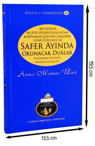 Cübbeli Ahmed Hoca Safer Ayında Okunacak Dualar Kitabı 1161 9786054814367