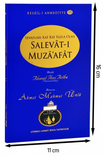 Cübbeli Ahmed Hoca Salevatı Muza Afat Livre 1162 9786054814459 9786054814459