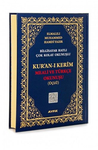 Cami Boy Kuranı Kerim Meali Ve Türkçe Okunuşu Üçlü 9786055256944