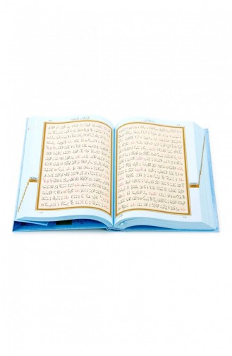 Mon Coran Uni Arabe Taille Moyenne Couverture Bleue Scellée Ligne D`ordinateur 9786055432362 9786055432362