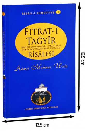 Cübbeli Ahmed Hoca Fıtrat I Tagyir-verhandeling 1180 9786056404634 9786056404634