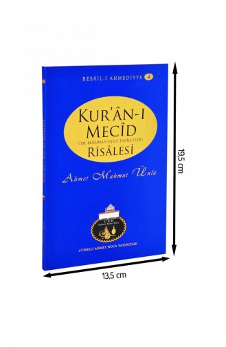 Cübbeli Ahmed Hoca Kur Anı Mecid Risalesi 1156 9786056404665