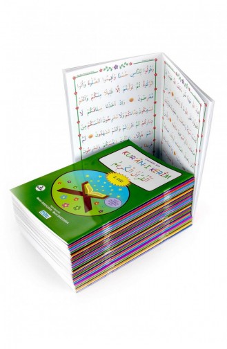 Quran 1 30 Parts Set For Children 9786056686498 9786056686498