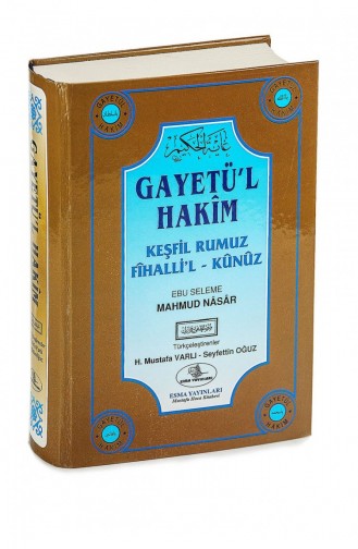 Gayetül Hakim Keşfil Rumuz Fihallil Kunuz 9786057022424