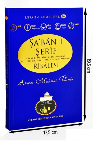 Cübbeli Ahmed Hoca Şaban I Şerif Risalesi 1144 9786058527898