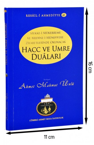 Cübbeli Ahmed Hoca Hac Ve Umre Duaları Kitabı 1155 9786059010917