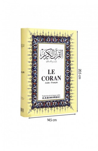 Holy Quran With French Translation 1286 9789754541106 9789754541106