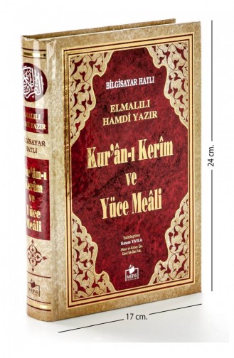 Kuranı Kerim Ve Yüce Meali Arapça Ve Meal Orta Boy Bilgisayar Hatlı 9789944219150