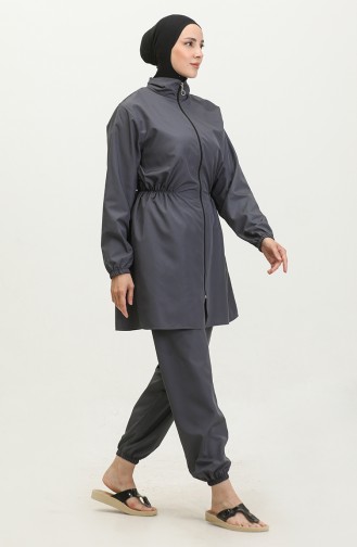 Hijab-Badeanzug Mit Tasche 2038-03 Anthrazit 2038-03