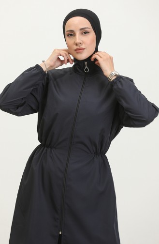 Hijab-Badeanzug Mit Tasche 2038-04 Marineblau 2038-04