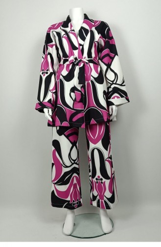 Large Size Jacket Suit Fuchsia Tk232 1257