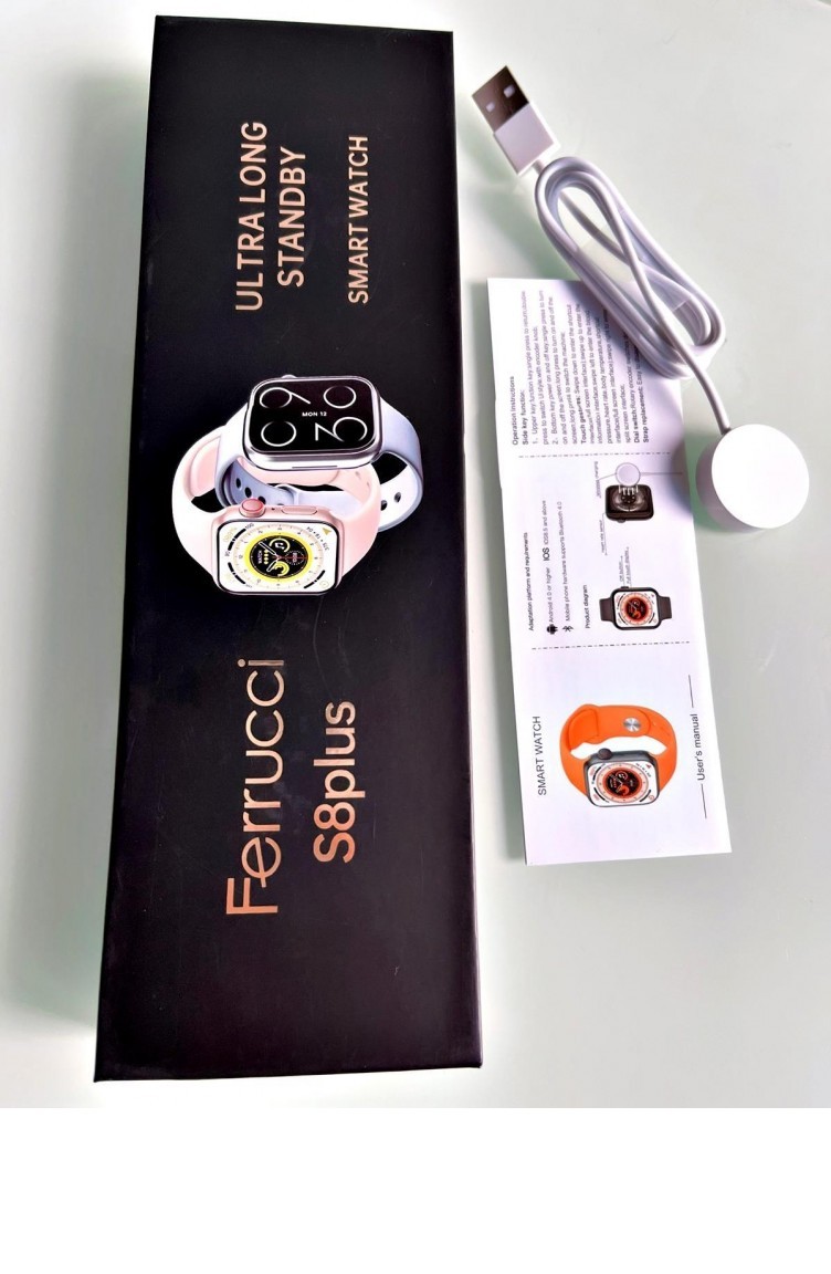 Fc Smart S8 Plus.119 Ferrucci S8Plus Ultra Long Standby Smart Watch Smart Wristwatch Is A Magnificent Product With Its Voice Talk Feature Fc Smart S8 Plus.119 3717 Sefamerve