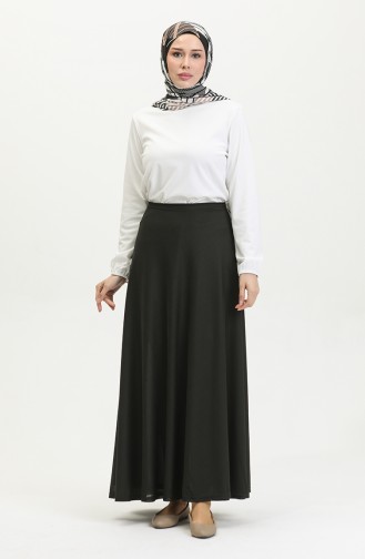 Belden Bağlamalı Mevlana Namaz Eteği 1046-05 Haki