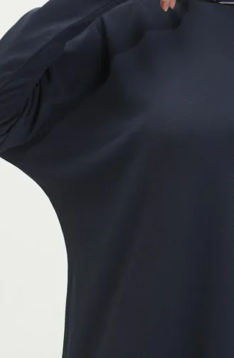 تونيك سادة للمحجبات 8712-03 كحلي 8712-03
