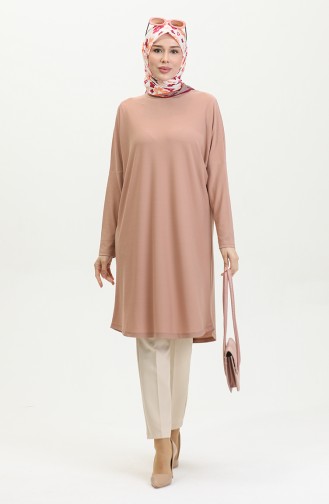 Bat Sleeve Plain Tunic 8682a-02 Powder 8682A-02